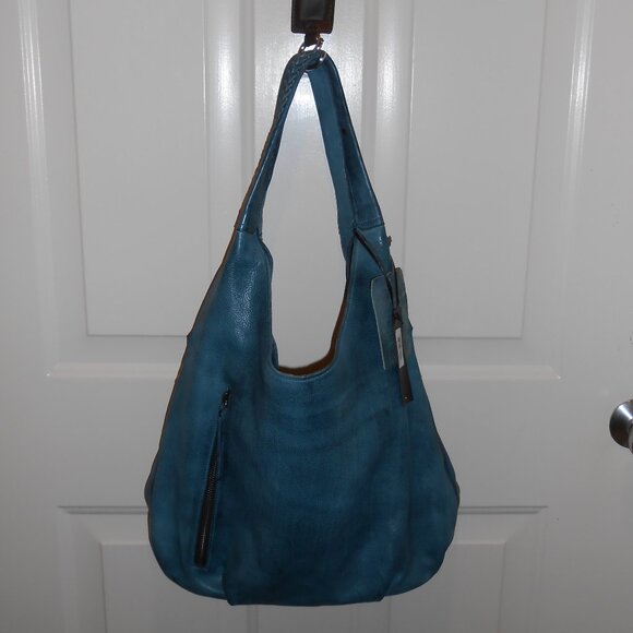 NWT Latico Camila shoulder bag denim blue leather - Picture 7 of 16
